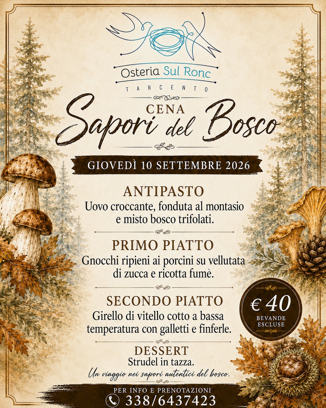 Sapori del bosco