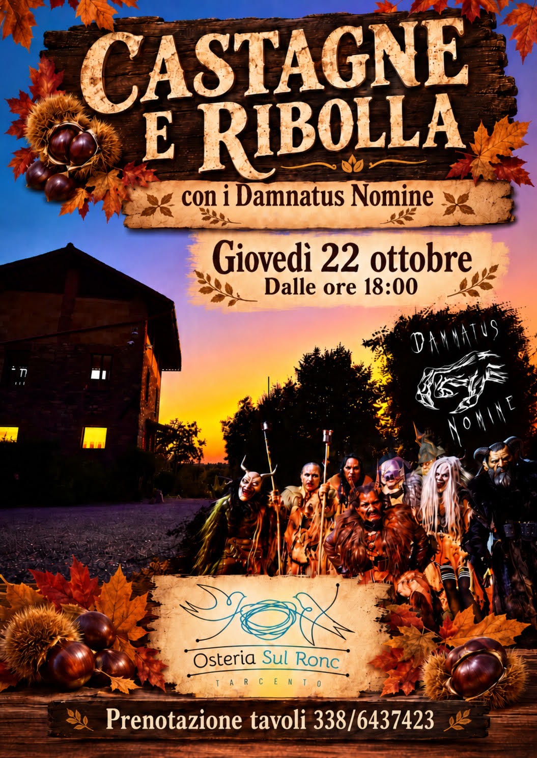 Castagne e ribolla!!!!